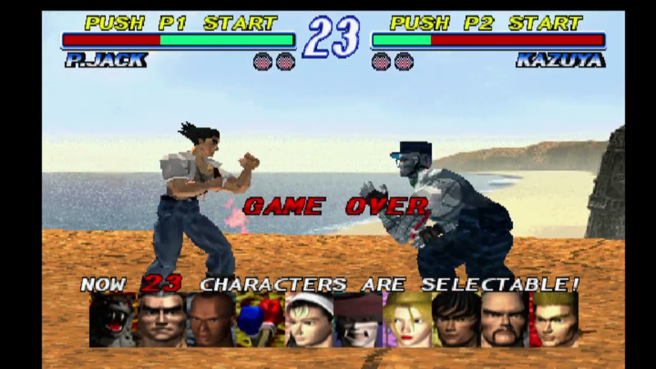 Tekken 2 Attract mode