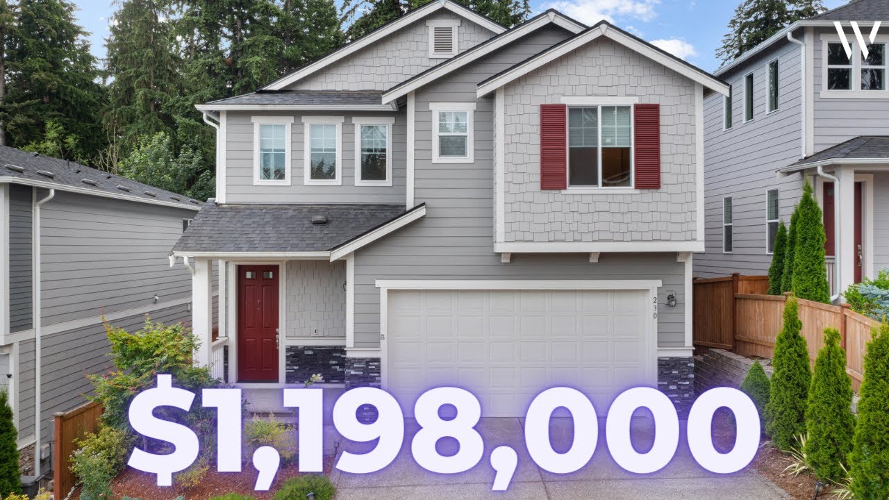Tour a $1.195M BETTER THAN NEW Luxury Craftsman Home in Bothell WA | Seattle Real Estate 2022