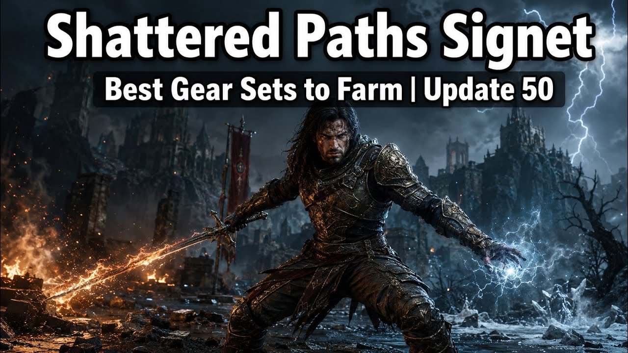 ESO Shattered Paths Signet: Best Gear Sets to Farm Before Update 50