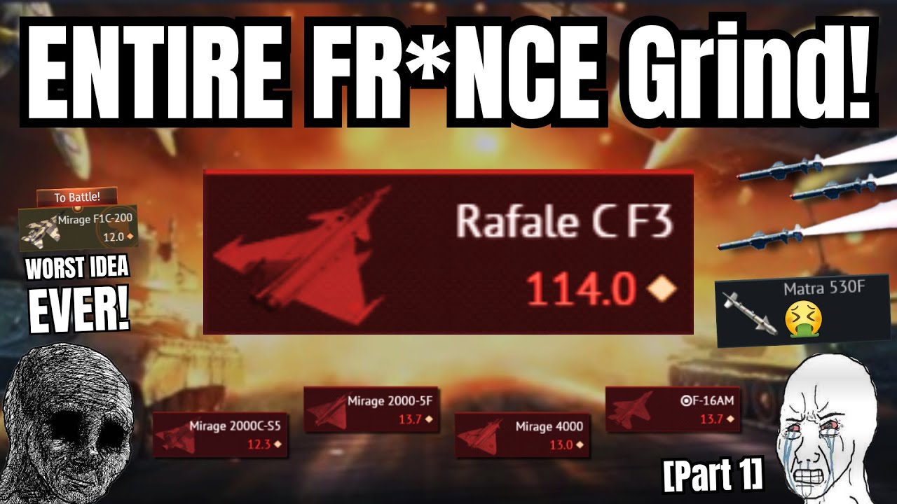 The BIGGEST Grind in HISTORY!🔥| Rafale C F3 (The beginning of suffering💀) [Part 1]