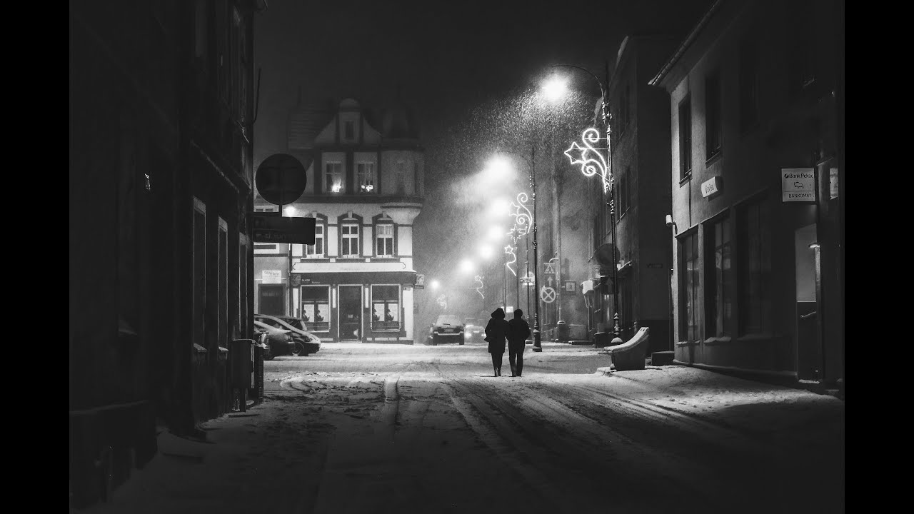 Zimowa noc - Złocieniec
