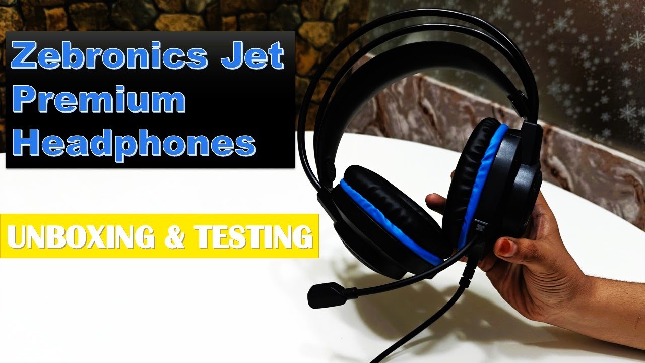 🎧 Unboxing & Testing Zebronics Jet Headphones | Premium & Gamers Dream