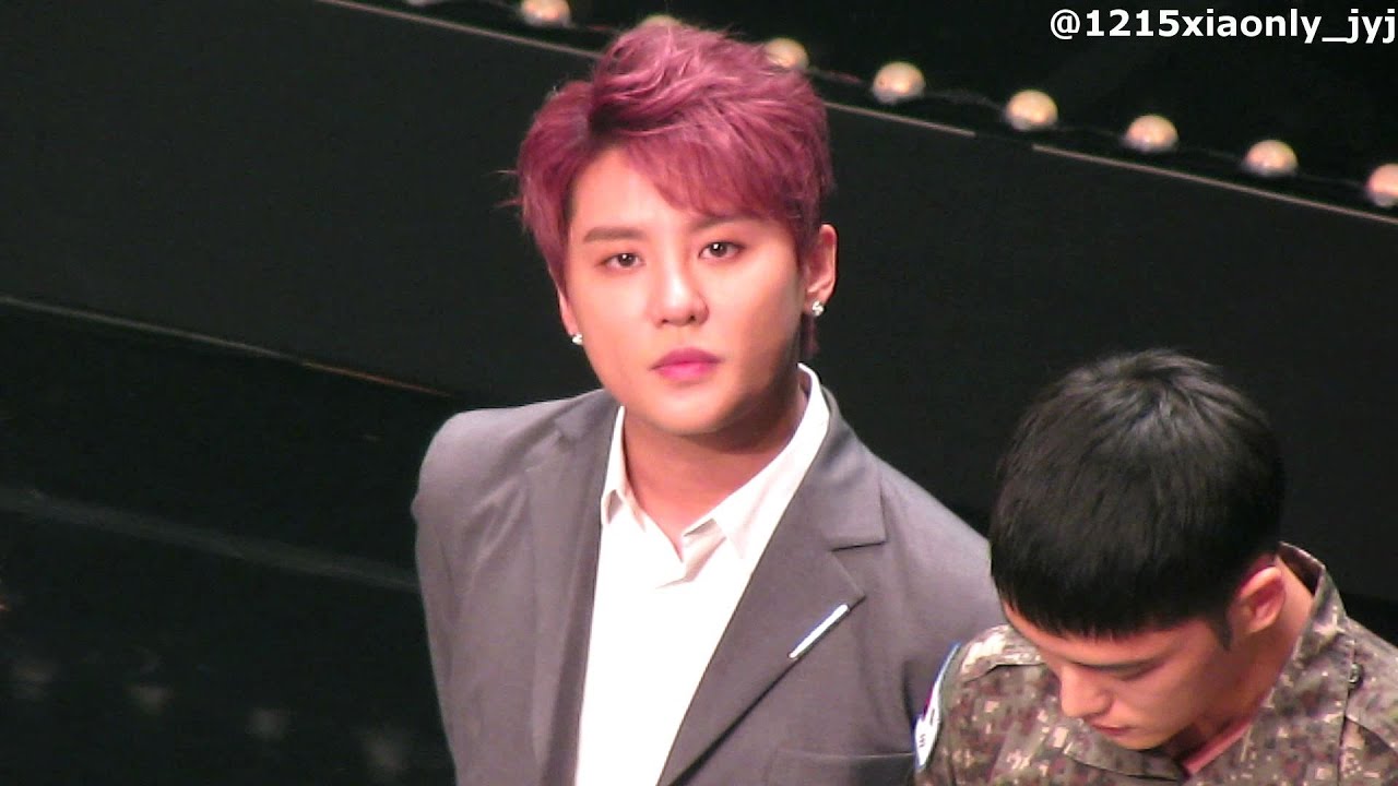 151029 _ XIA _ JUNSU - 대중문화예술상 국무총리표창 수상한 ( JYJ 김준수 박유천 김재중) full영상 -