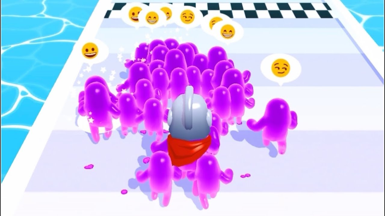 Join Blob Clash 3D : All Levels Gameplay Android, iOS New Update |Level 56-61|