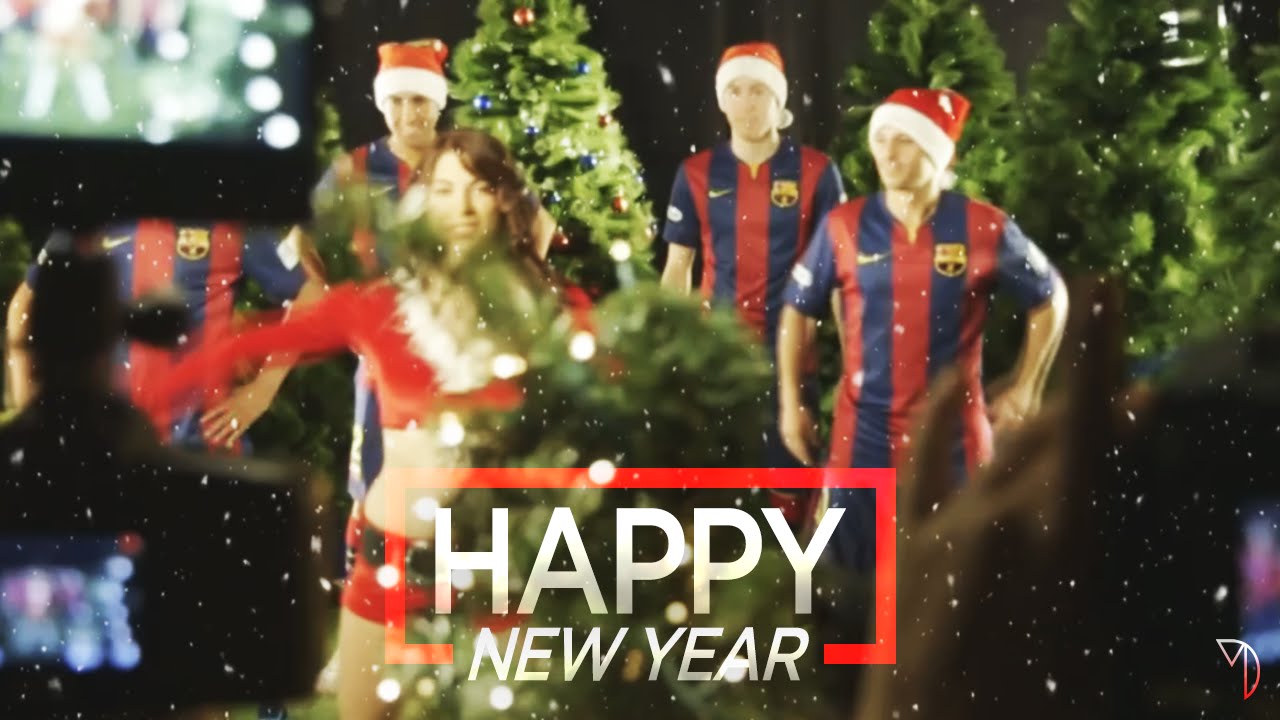 Football Players Wishes You a Happy New Year | Merry Christmas