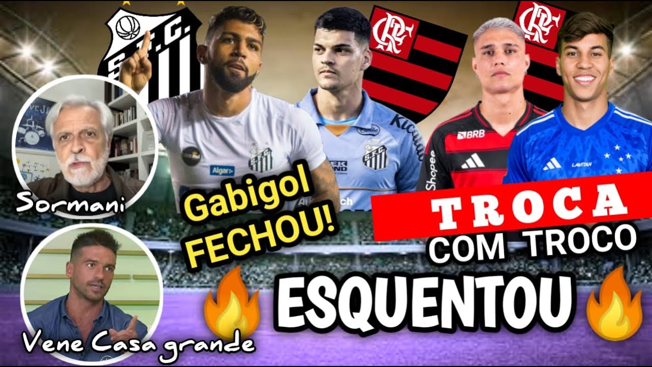 BRAZÃO NO FLAMENGO? KAIO JORGE ACEITA O FLAMENGO / CRUZEIRO FAZ JOGO DURO