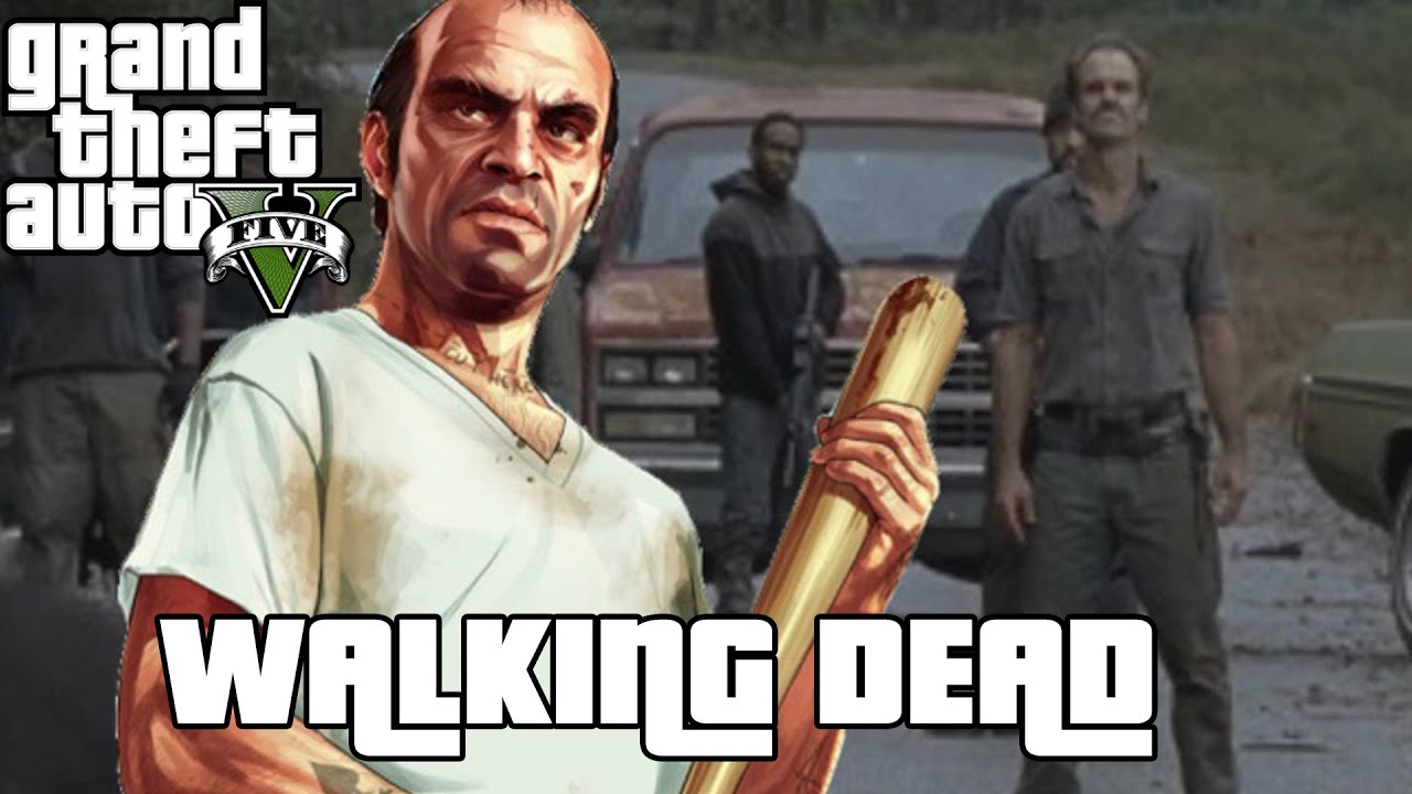 GTA 5 PC Mod Showcase - Walking Dead Left4Santos | 1080p 60fps