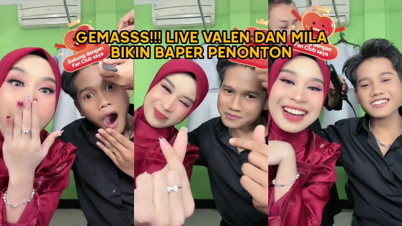 GEMAS!!! [FULL] LIVE VALEN DA7  DAN MILA DA7  | VALEN PANGGIL MILA SAYANG
