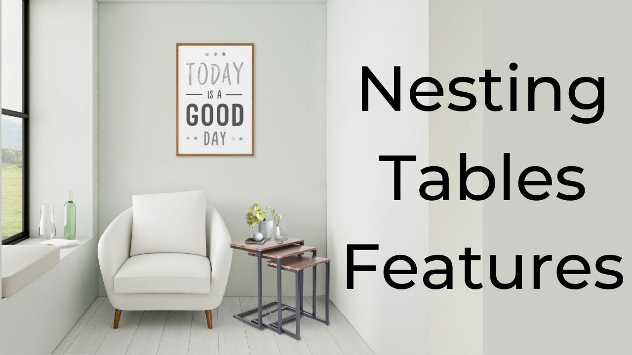 Zenvida Nesting Tables 290-NSTTBL features