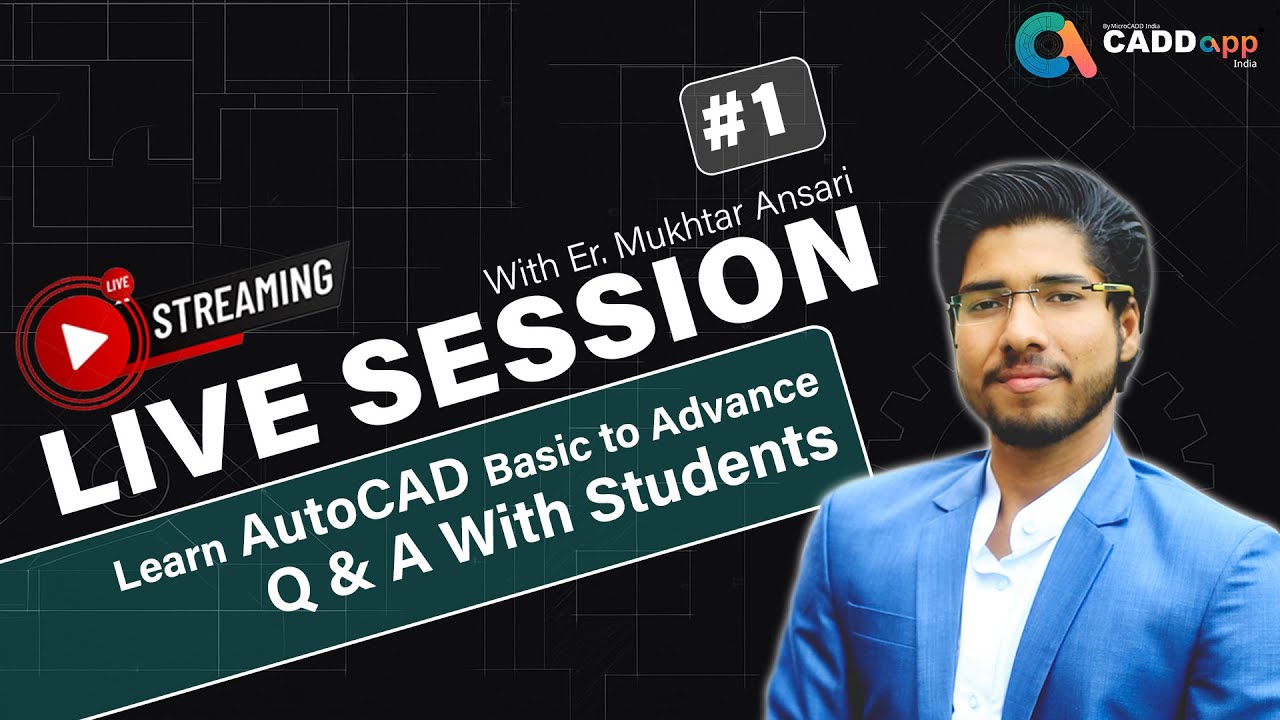 AutoCAD #1 | Basic for Beginners | Q & A Session | Learn AutoCAD Basic for Beginners 🤩
