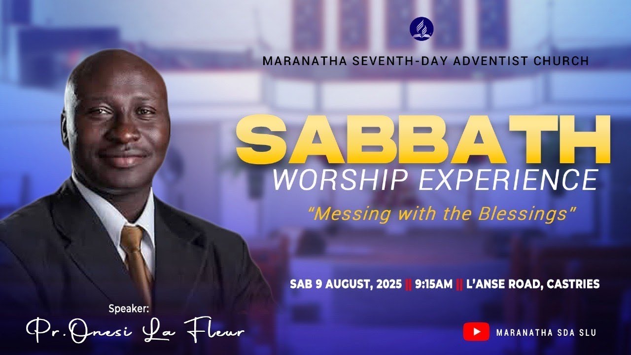 Maranatha Seventh-day Adventist Church || Sabbath Church Service || 09.08.2025