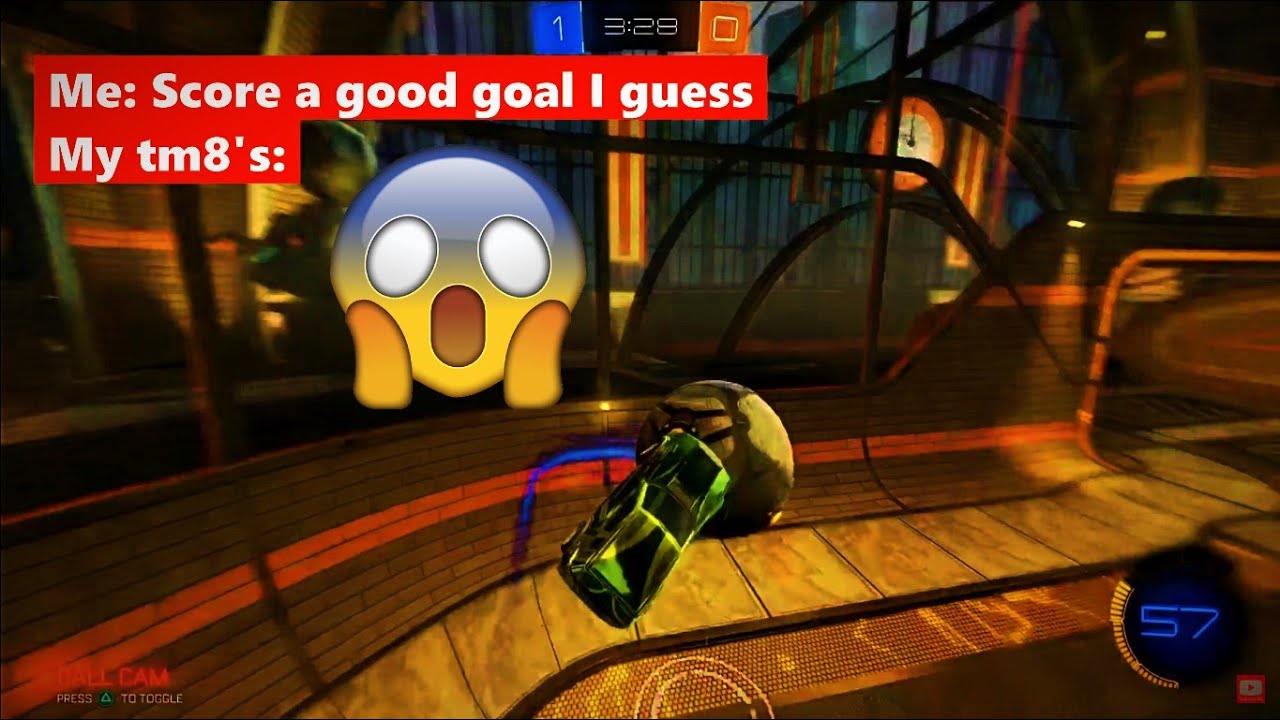Why my Rocket League TeamMates don't want me to score nice goals ??? 🥴😡