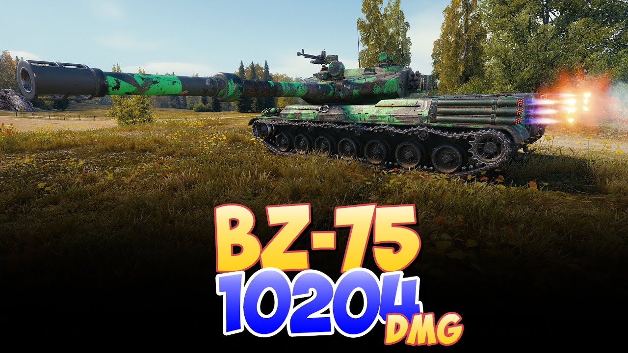 BZ-75 - 3 Фрагов 10.2K Урона • Мир Танков