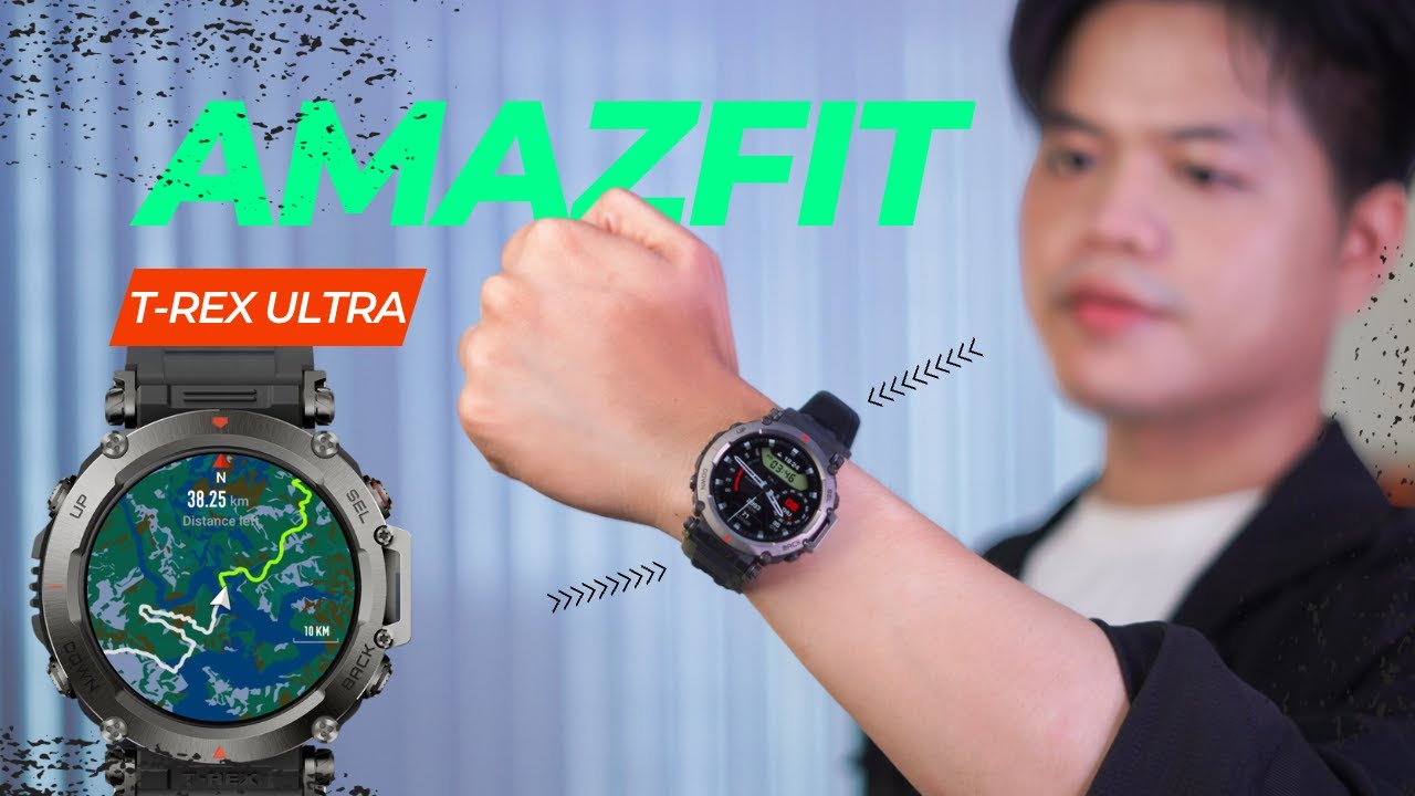 នាឡិកា GPS ផ្សងព្រេងធូរថ្លៃបំផុត និងធន់បំផុត: Amazfit T-Rex Ultra Review