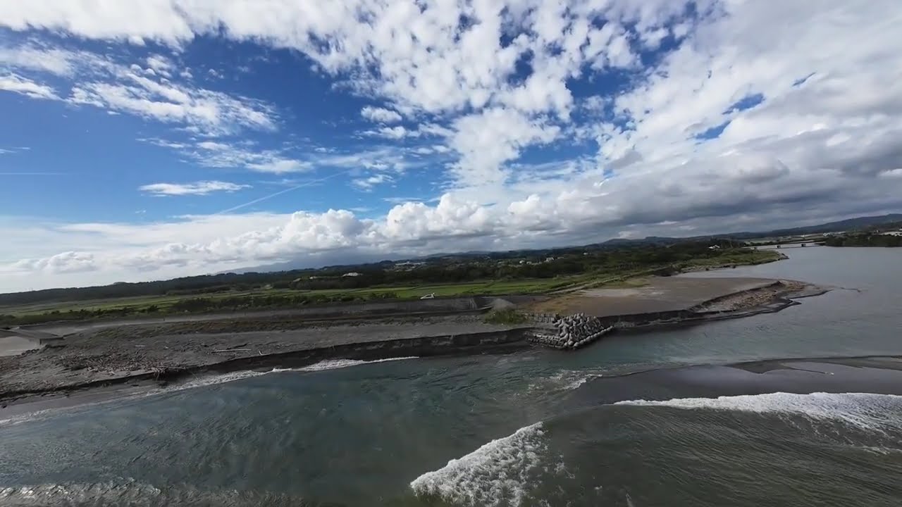 DJI AVATA2 ドローン空撮【大崎町菱田川河口】2024秋