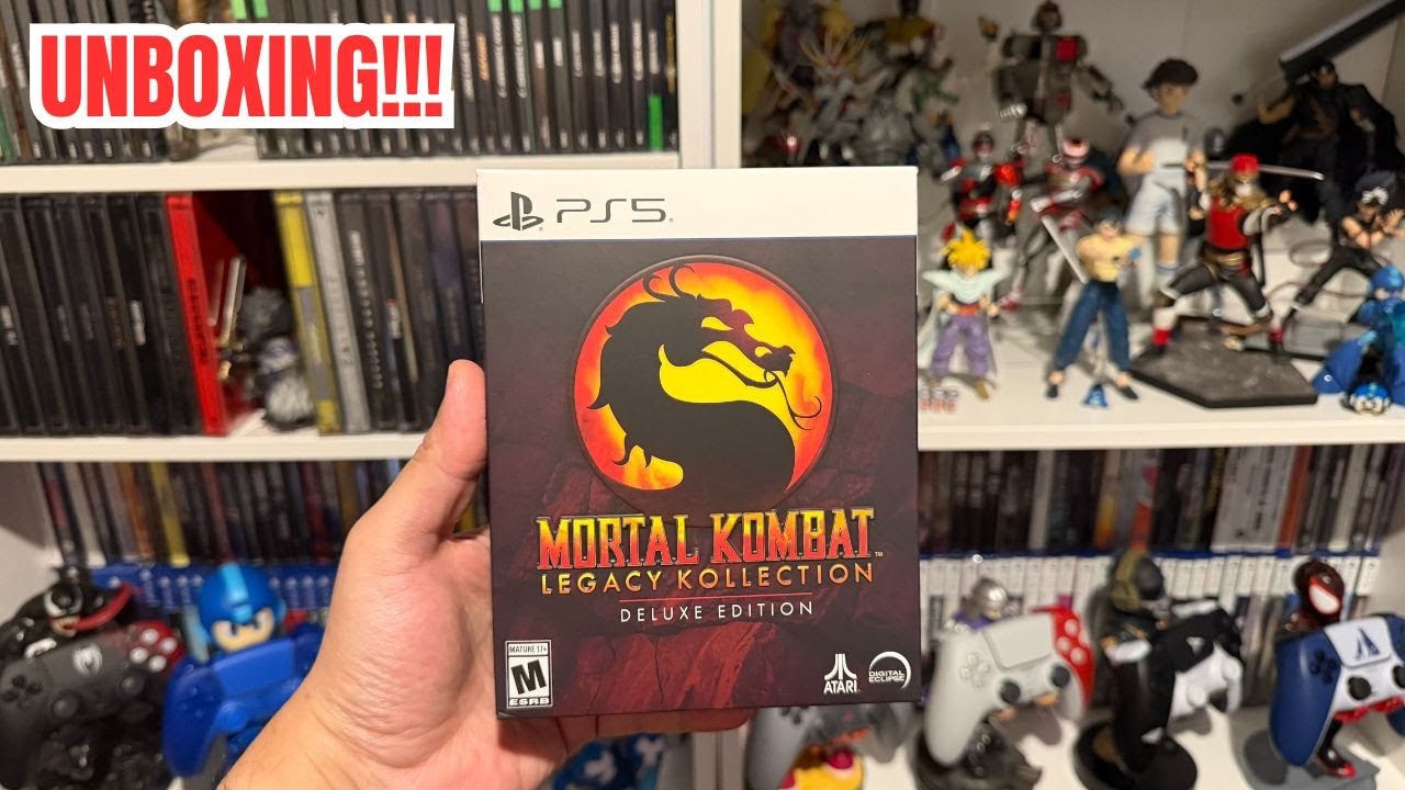 MORTAL KOMBAT LEGACY KOLLECTION DELUXE EDITION (PS5) - UNBOXING EM PORTUGUÊS - BR