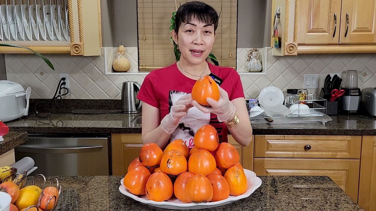 Lần đầu làm hồng mềm treo gió, ngon tuyệt vời 🇨🇦1067》Cuộc Sống Canada