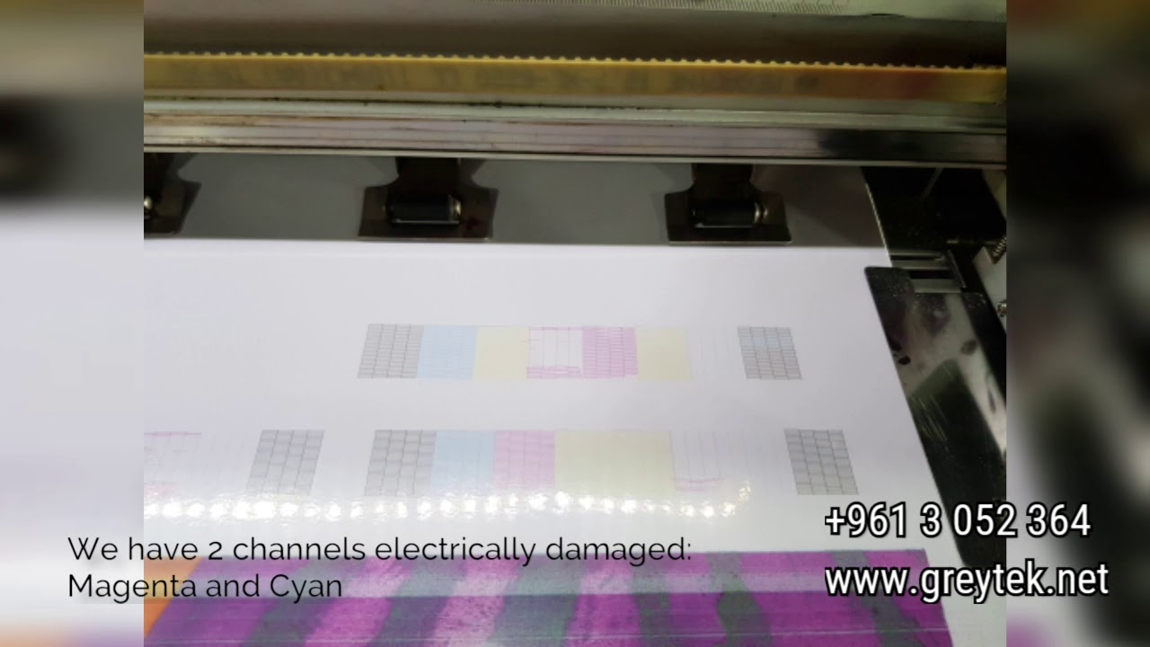 HOW TO FIX EPSON DX5 #1: printing with only 4 channels