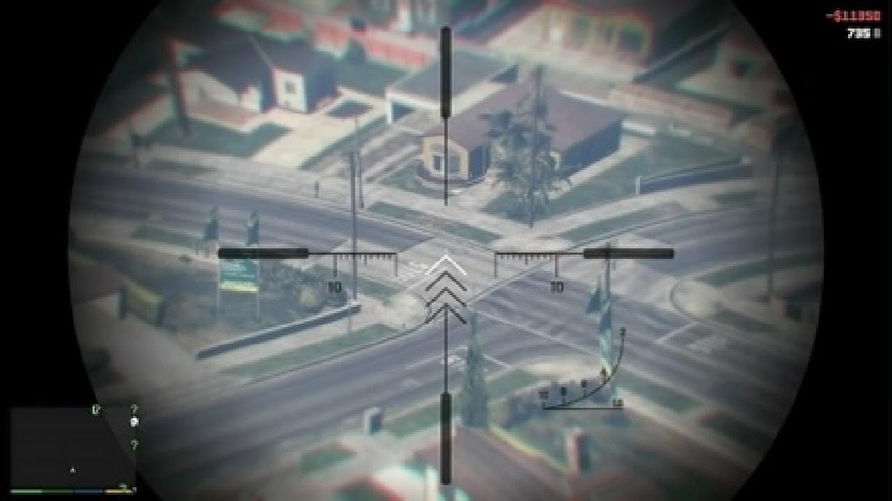 Grand Theft Auto V- Testing Weapons, getting 4 stars then escaping