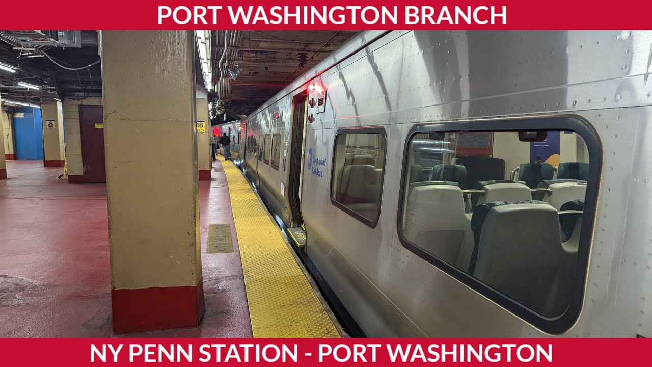 On Board LIRR Port Washington Branch train #6416 (NY Penn Station - Port Washington) (12/11/2022)