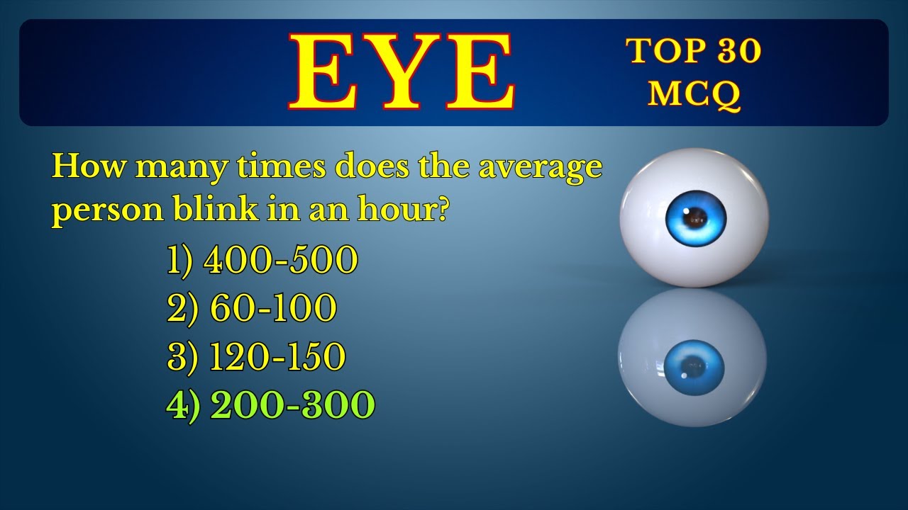 EYE Mastery: Top 30 MCQs You Can’t Afford to Miss!