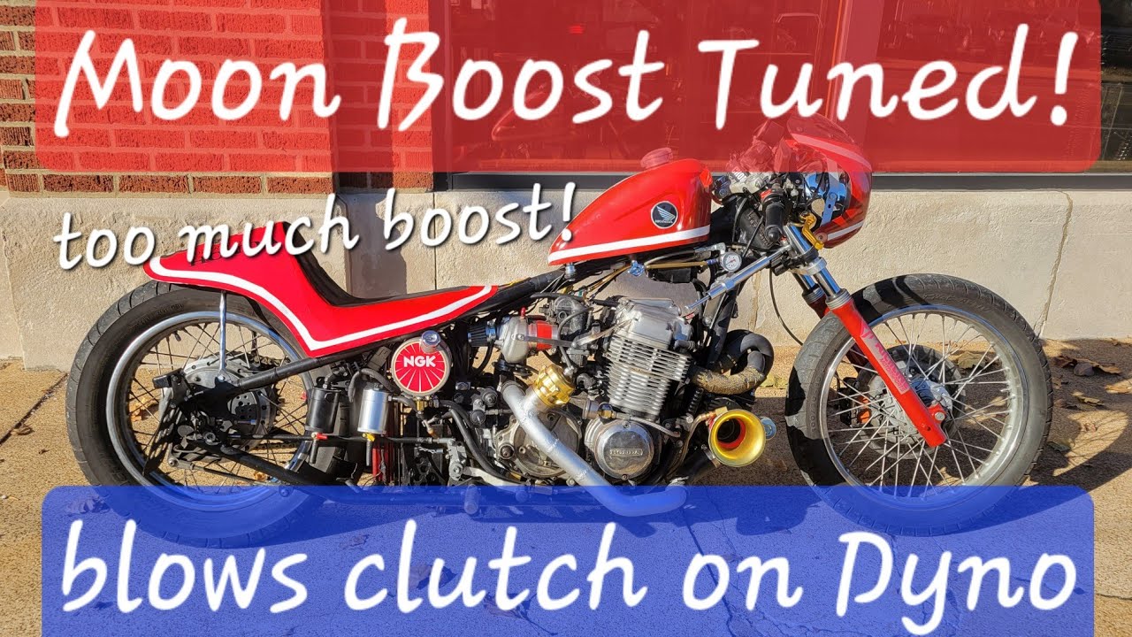 Turbocharged Honda CB750 Full Boost Dyno Destroyer!