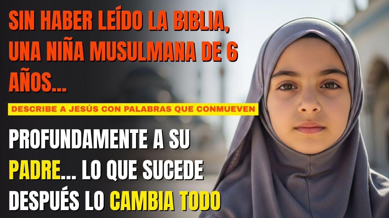 Niña musulmana de 6 años describe a Jesús sin haber leído la Biblia — su padre cayó de rodillas