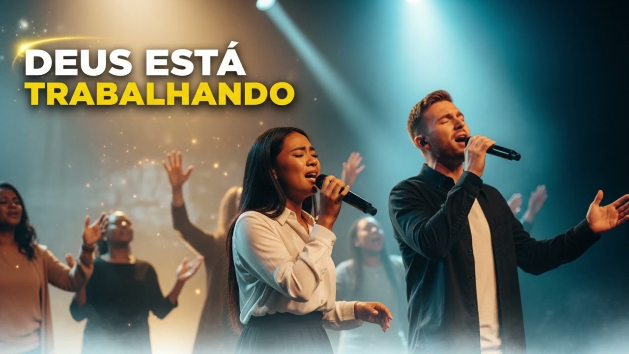 Deus Está Trabalhando | Adoração Intensa | Dueto Voz Masculina e Feminina | Coro | Canção Gospel