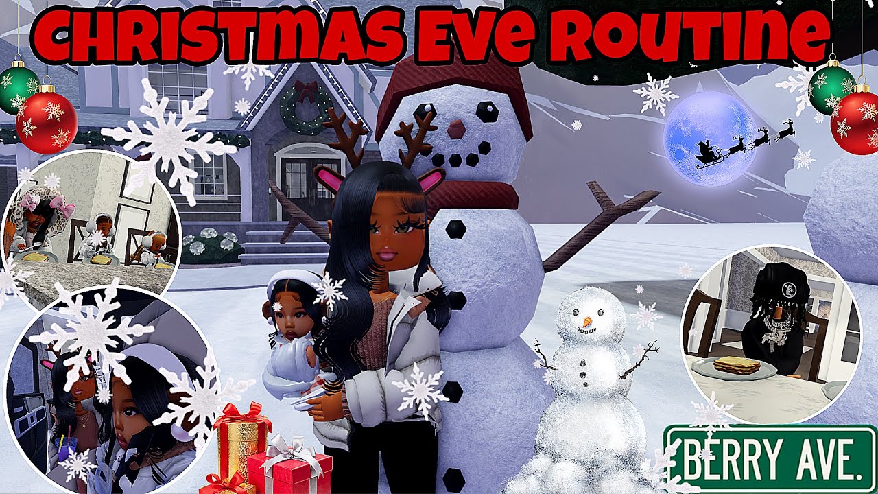Christmas Eve Family Routine *AIRBNB, GHETTO* Berry Ave Family Roleplay#roblox #berryave #roleplay