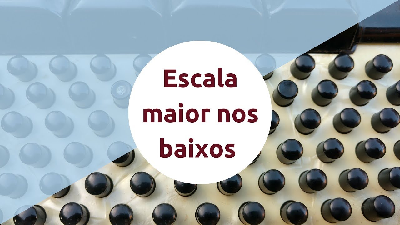 Aula de Sanfona 06 | COMO TOCAR ESCALA MAIOR NOS BAIXOS | Acordeon Iniciante