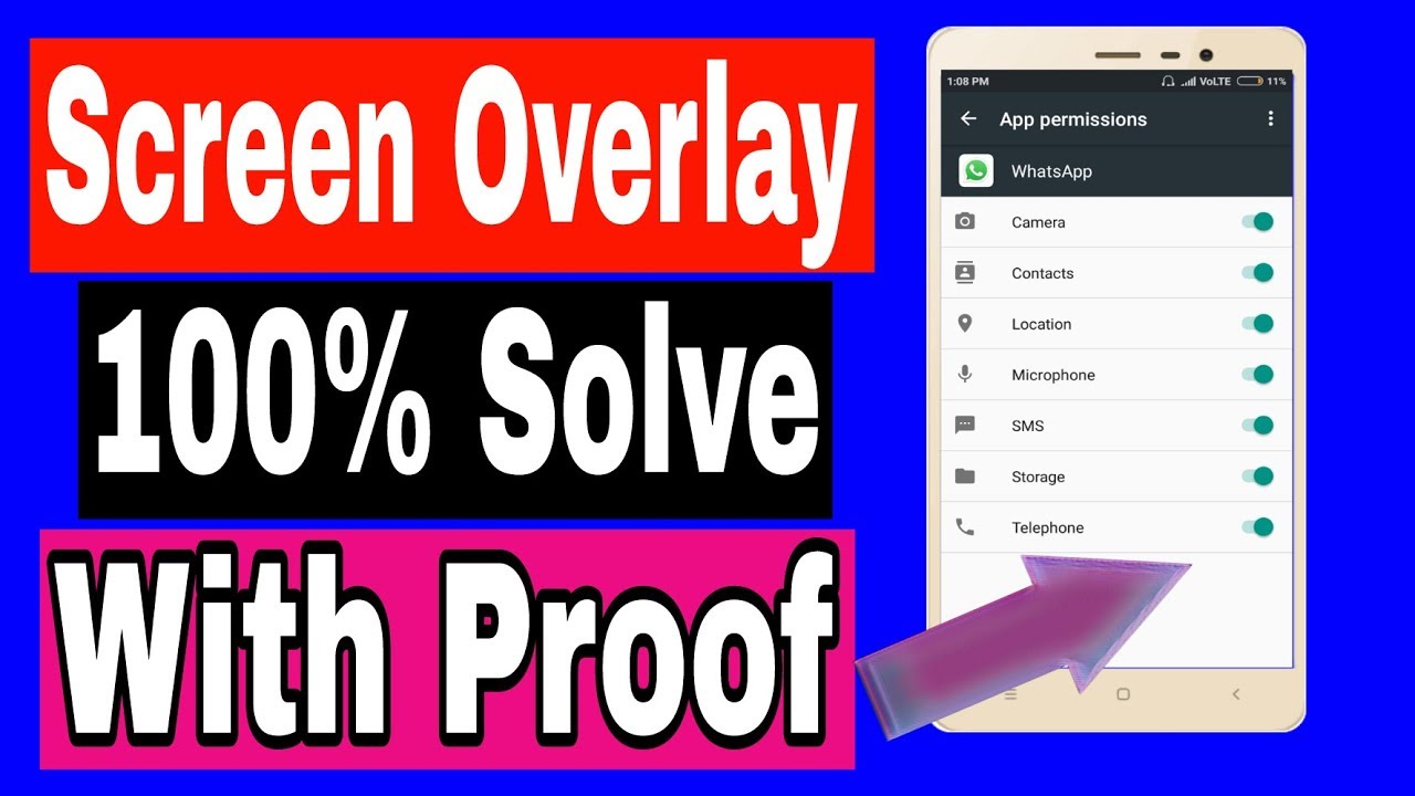 How to turn off screen overlay detected in Xiaomi Redmi Phone | SCREEN OVERLAY DETECTED.