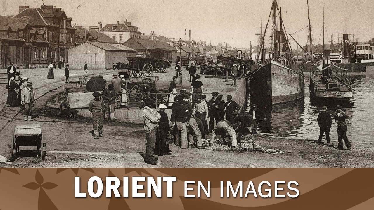La ville de Lorient en Bretagne, images du siècle passé