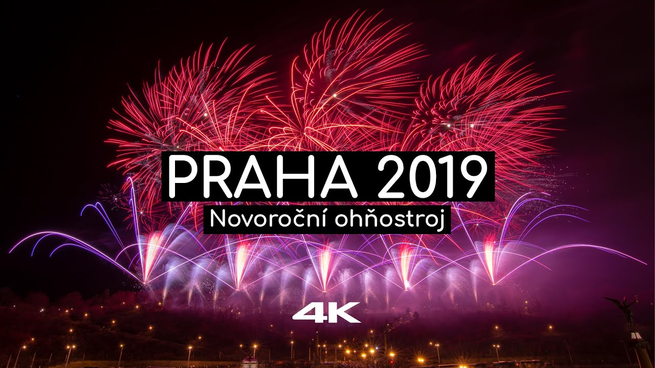 💥 4K | Novoroční ohňostroj Praha 2019 - Makalu Fireworks