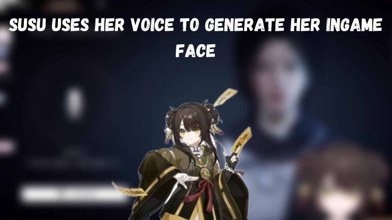 [Eng Sub] Susu uses her voice to generate her ingame face [VirtuaReal]