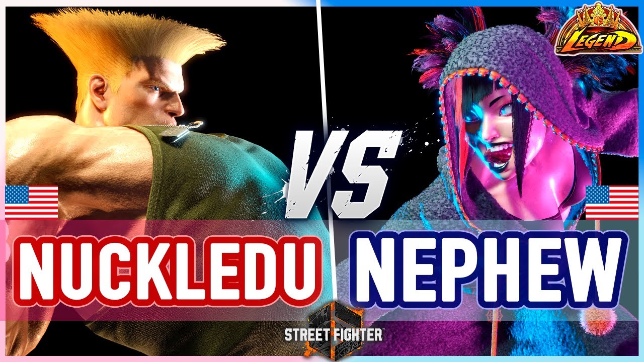 SF6 🔥 NuckleDu (Guile) vs Nephew (Juri) 🔥 Street Fighter 6