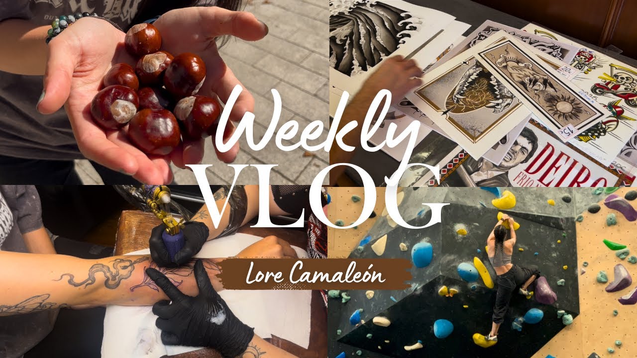 WEEKLY VLOG: Por fin hago mi examen y lo celebro tatuándome!👏🏻