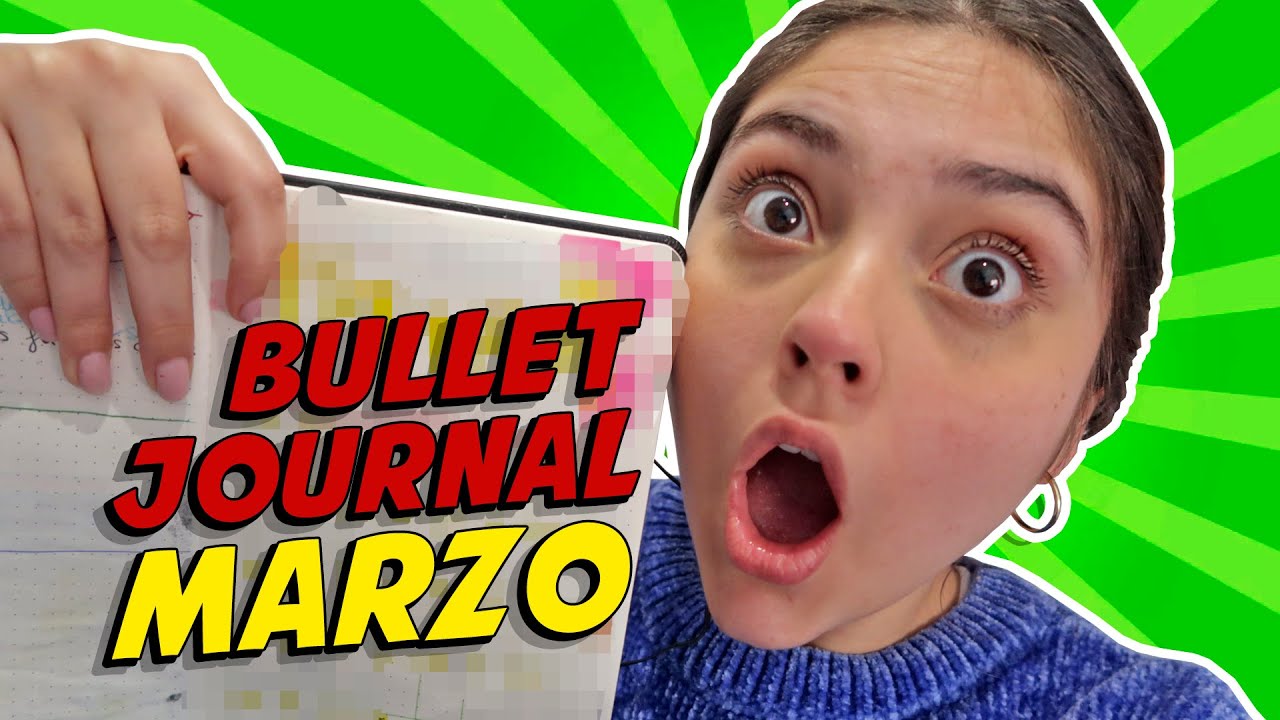 BULLET JOURNAL ideas para MARZO | Hazlo desde cero F&Aacute;CIL Y R&Aacute;PIDO | Bujo 2020
