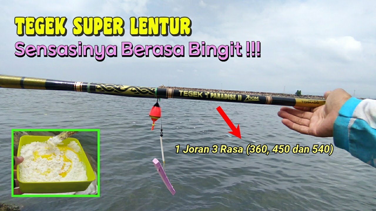 🛑 Mancing Pakai Joran Tegek Paradise II Zoom Umpan Tepung || Lenturnya No Medicine