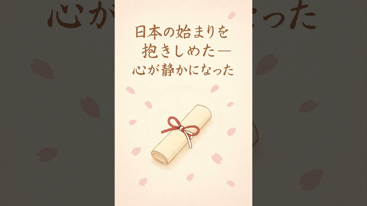 巻物を開いた——祖先の声が聞こえた