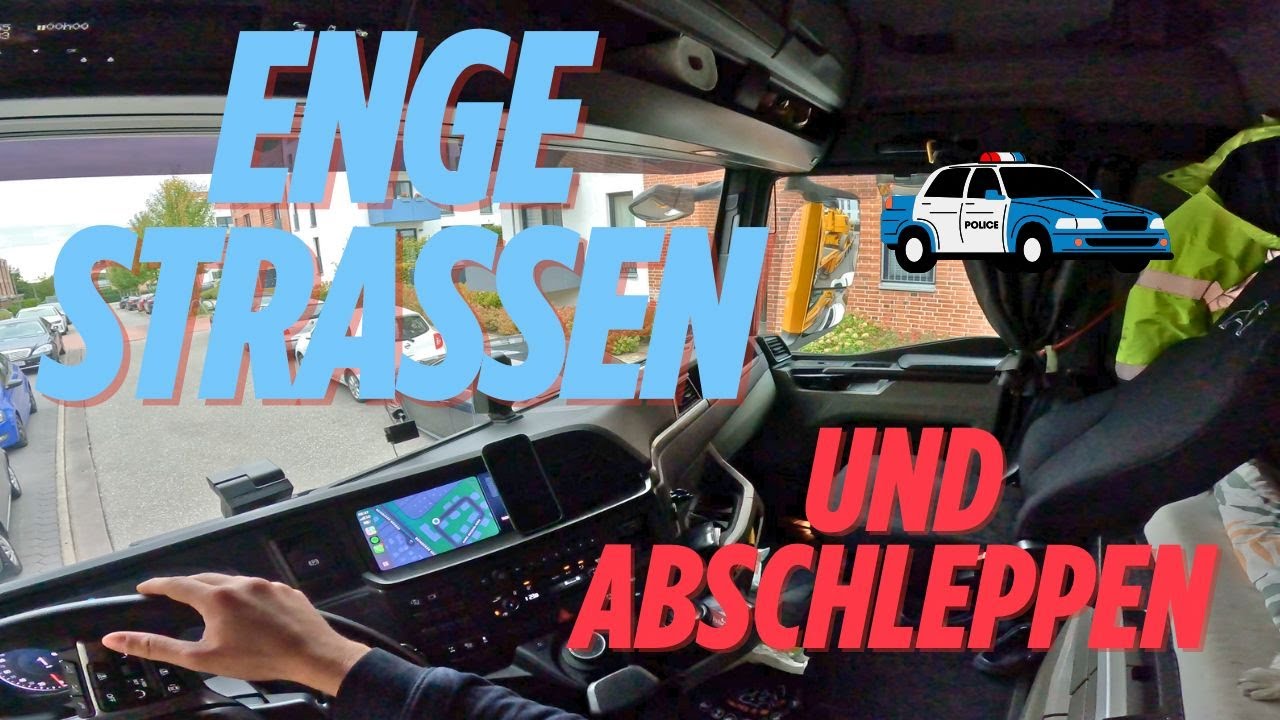 Enge Straßen / Merlo laden beim Penny 👮🏽‍♀️🚛