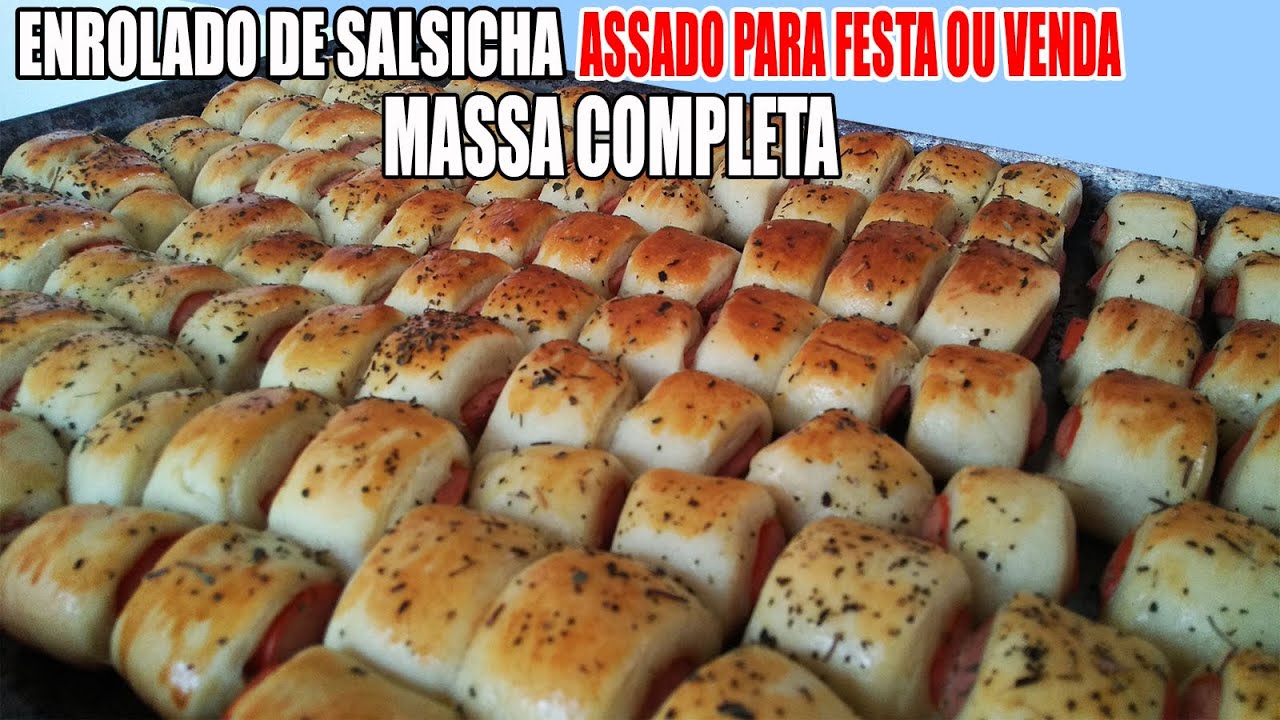 MINI SALGADO ASSADO PARA FESTA OU VENDA - RECEITAS DA ROSA