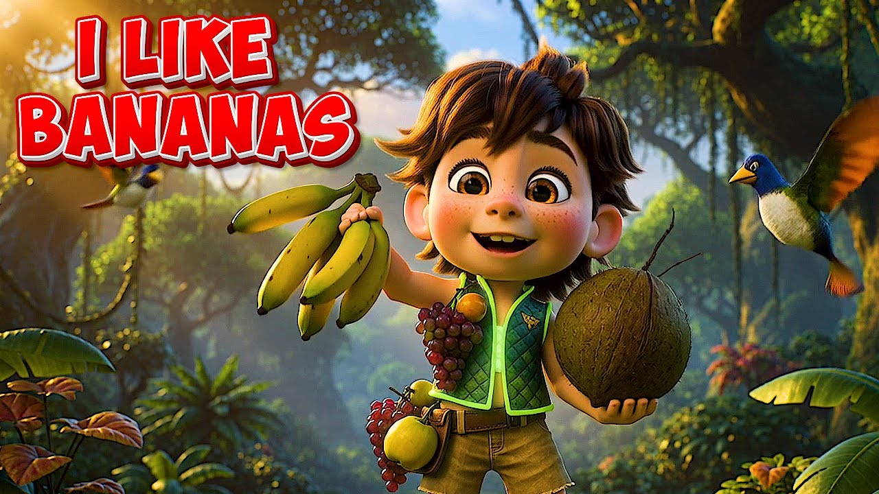 I Like Bananas | Nursery Rhyme | Rhymes & Kids Songs | Latest Song 2025 @chulbulibulbul-o4e