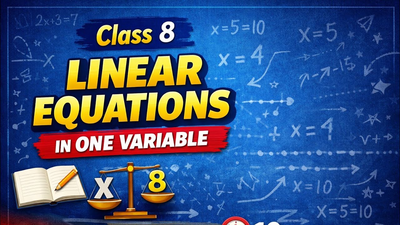 Class 8 Linear equations in one variable #class8 #linearequations #ncert #Part1
