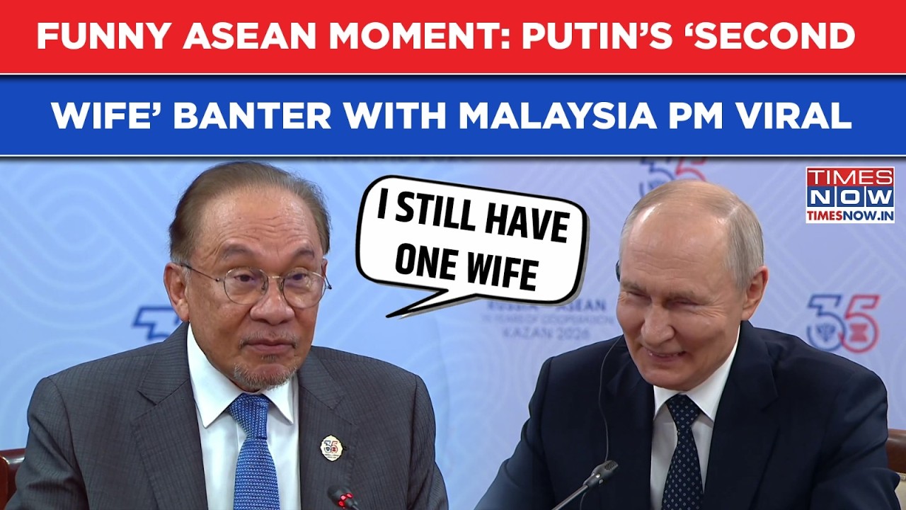 Viral: Watch Putin&rsquo;s &lsquo;Second Wife&rsquo; Banter With Malaysia PM| Russia Prez's Funny ASEAN Moment On Cam