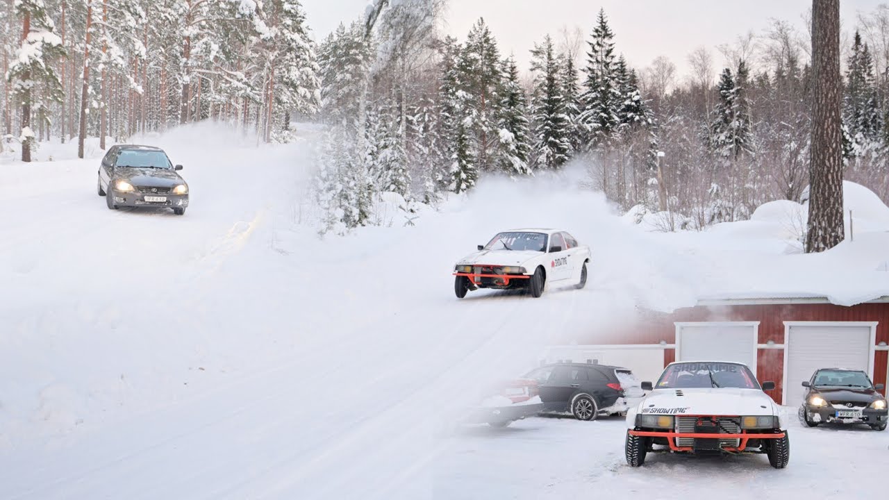 Visiting Team @showtimeproduction4026 and drifting in the snow