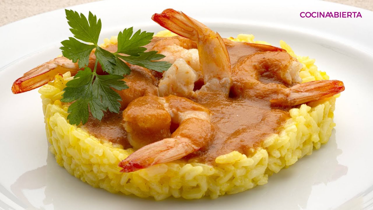 Arroz con langostinos y salsa americana // Cocina Abierta de Karlos Arguiñano