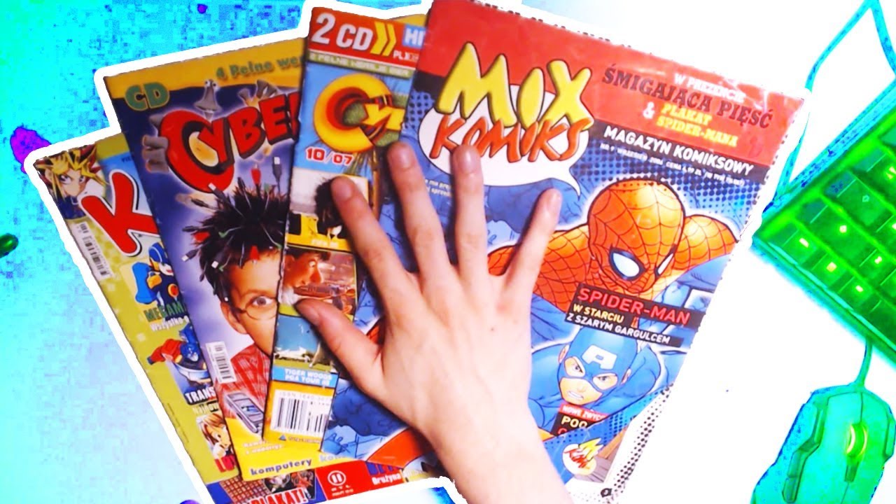 PRZEGLĄD STAREJ PRASY / MIX KOMIKS / CYBERMYCHA / RETRO KĄCIK