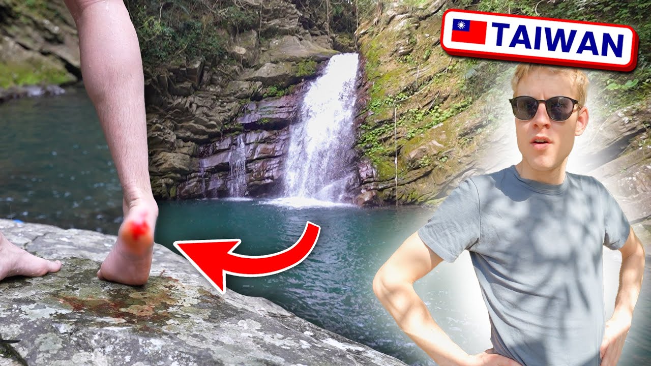 ONGELUK Bij Zwemmen In De Waterval *Taiwan*