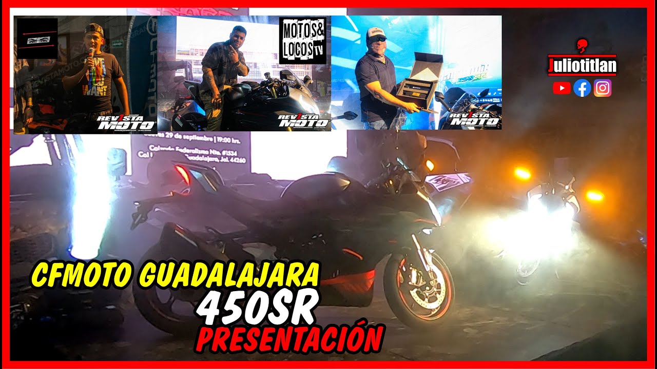 PRESENTACION CFMOTO GUADALAJARA 450 SR | JULIOTITLAN