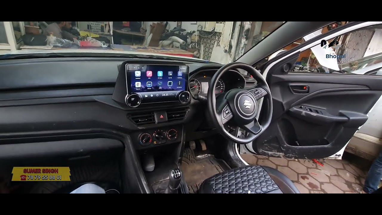 2024 new brezza LXI 2K diamond 💎 Android music player Maruti genuine steering Mount control